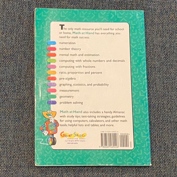 MATH ON CALL - MATH ON HAND 2 Mathematics Handbooks Colorful Books for Concepts - Picture 3 of 11